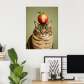 Poster Pomme de chat (Bureau à domicile)