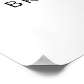 Poster Pomme de douche à fleurs rose vif bienvenue (Coin)