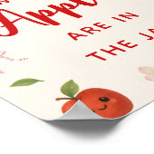 Poster Pomme de Mon Oeil Baby Shower Devinez Combien de P (Coin)