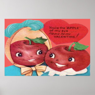 Poster Pomme De Mon Oeil Saint Valentin