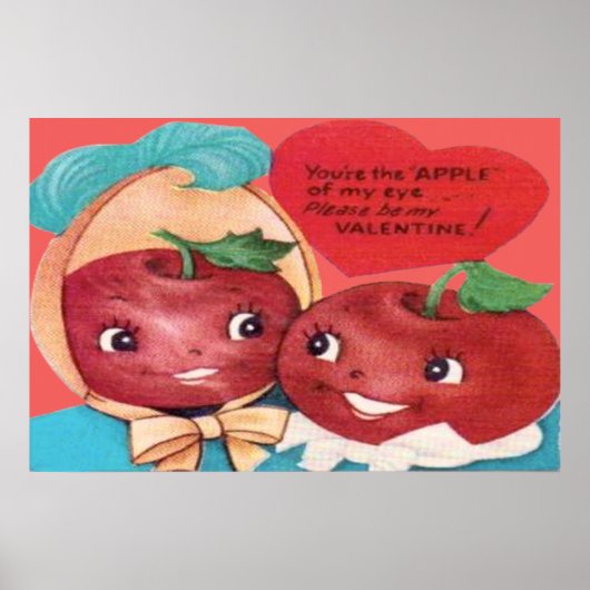 Poster Pomme De Mon Oeil Saint Valentin (Devant)