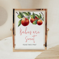 Pomme de notre Baby shower de l'oeil Les bébés son