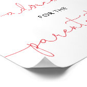 Poster Pomme de notre panneau de conseils oculaires (Coin)