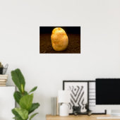 Poster Pomme de terre sur terre (Bureau à domicile)