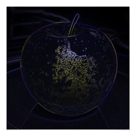 Poster pomme dorée (Devant)