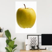 Poster Pomme jaune (Bureau à domicile)