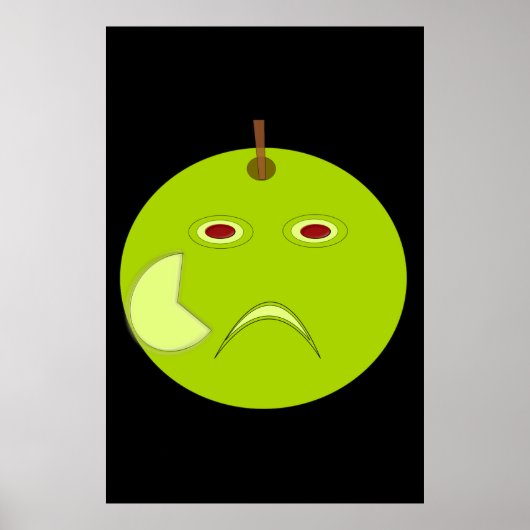 Poster Pomme maléfique avec Scar Halloween (Devant)
