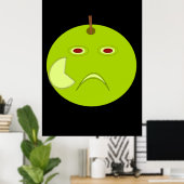 Poster Pomme maléfique avec Scar Halloween (Bureau à domicile)