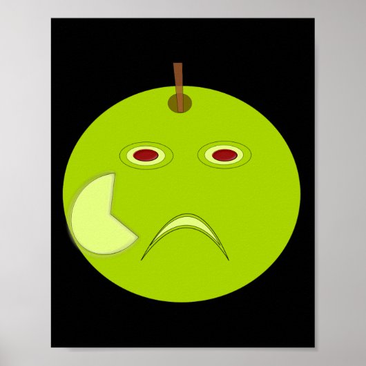 Poster Pomme maléfique avec Scar Halloween (Devant)