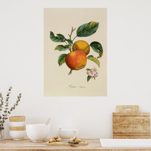 Poster Pomme Princesse (Cuisine)