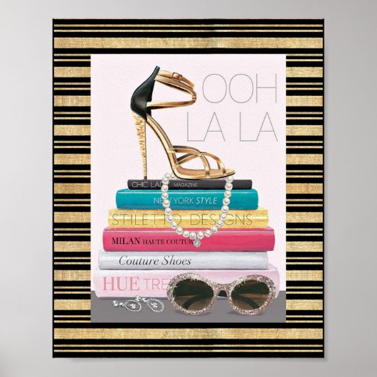 Poster Pomme sauvage | Ooh La La - Stiletto Glamour (Devant)