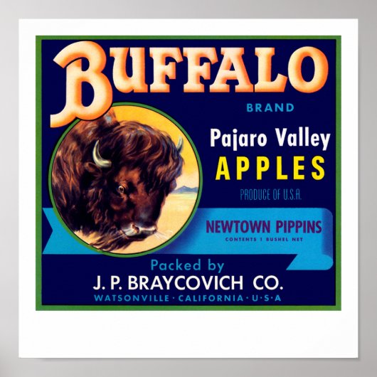 Poster Pommes de buffle (Devant)