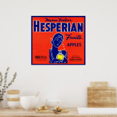 Poster Pommes de fruits de l'Héperia (Cuisine)
