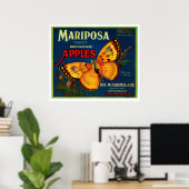 Poster Pommes de Mariposa (Bureau à domicile)