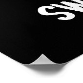 Poster Pommes de terre sucrées amusant Nourriture chatte (Coin)