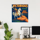 Poster Pommes de terre sucrées victorieuses (Bureau à domicile)