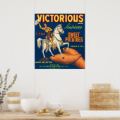 Poster Pommes de terre sucrées victorieuses (Cuisine)