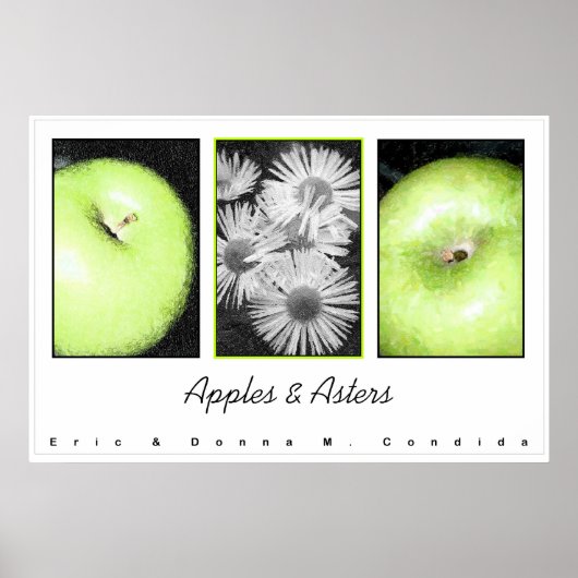 Poster Pommes et astres (Devant)