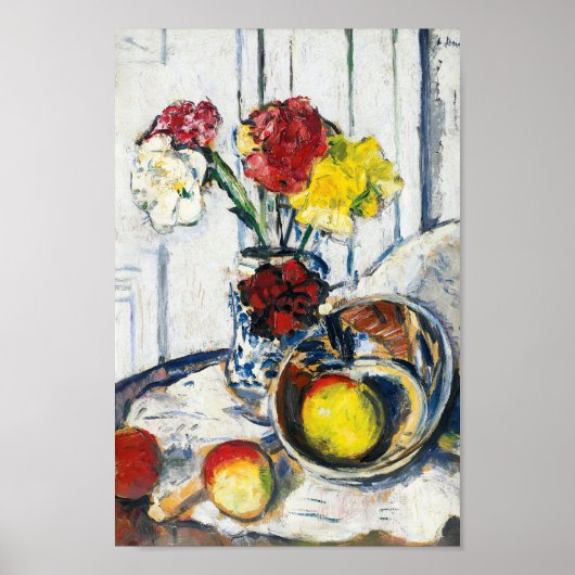 Poster Pommes et fleurs | George Leslie Hunter (Devant)