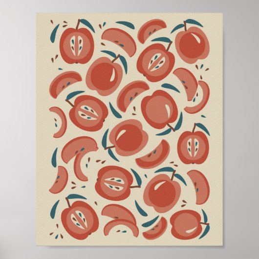 Poster Pommes, pommes et pommes (Devant)