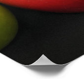 Poster Pommes rouges et vertes (Coin)