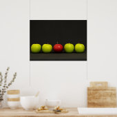 Poster Pommes rouges et vertes (Cuisine)