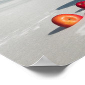 Poster Pommes sur la neige (Coin)