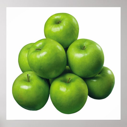 Poster Pommes vertes (Devant)