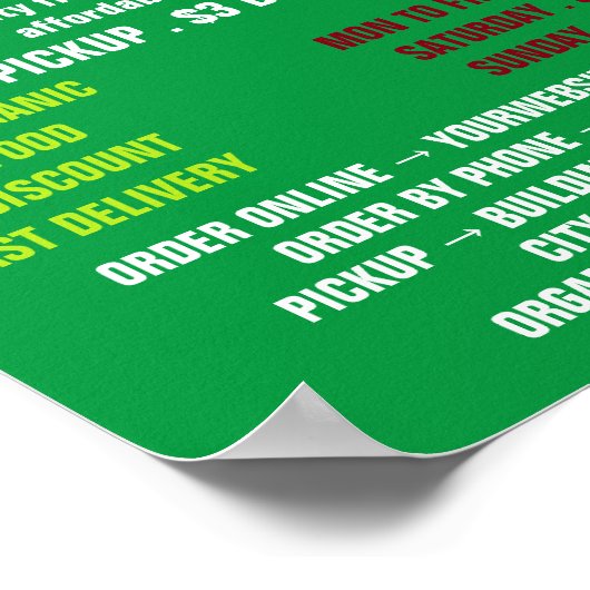 Poster Pommes vertes, Graveurs Publicité (Coin)