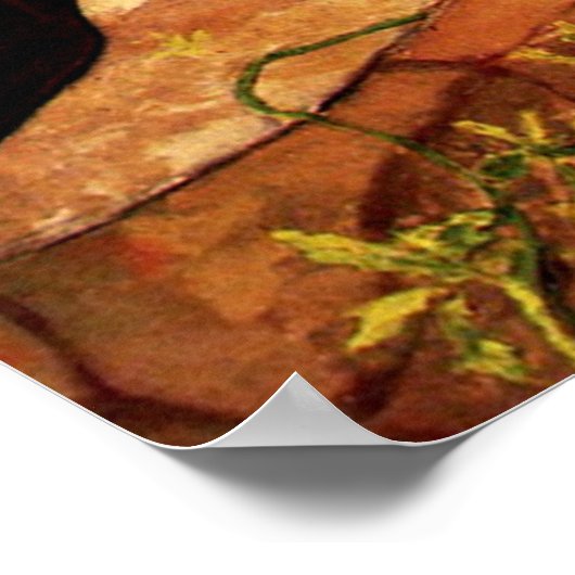 Poster Pommier aux fruits rouges - oeuvre Paul Ranson (Coin)