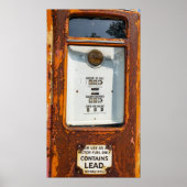 Poster Pompe à combustible ancienne (Devant)