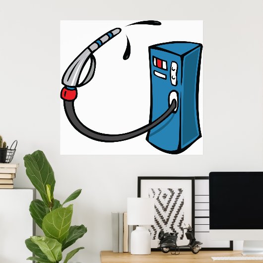 Poster Pompe à gaz (Bureau à domicile)