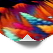 Poster Pompe à huile Jack et scène de bétail (Coin)