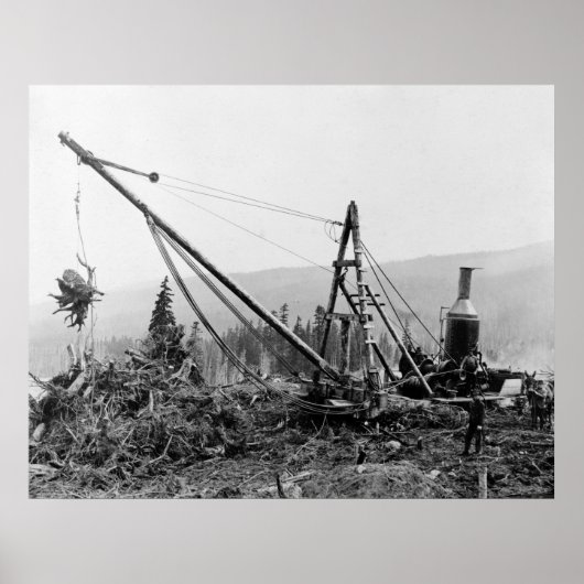 Poster Pompe de souche : 1913 (Devant)