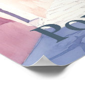 Poster Pompée Grèce Aquarelle Peinture Voyage (Coin)