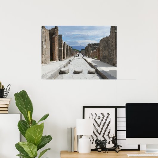 Poster Pompéi (Bureau à domicile)