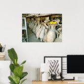 Poster Pompéi, amphores romaines (Bureau à domicile)