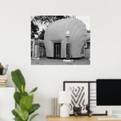 Poster Pompes à gaz anciennes visibles (Bureau à domicile)