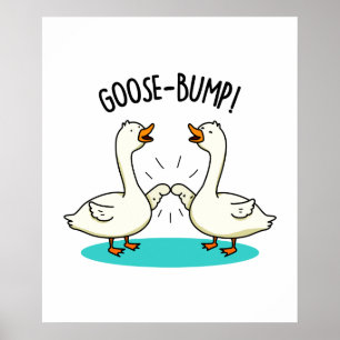 Poster Pompes d'oie Funny Pun d'oie