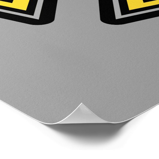 Poster Pompier AJOUTER LE NOM L'équipe de Secourt du serv (Coin)