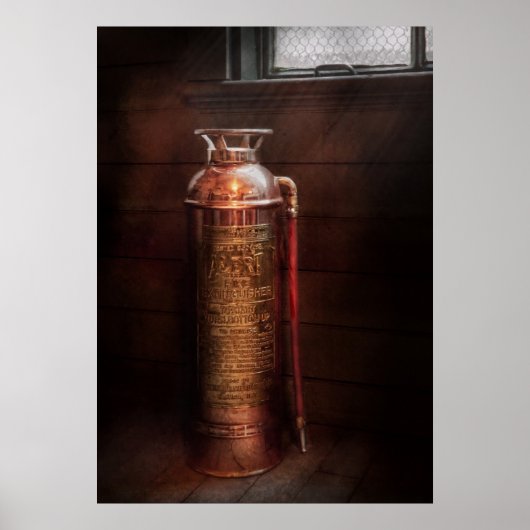 Poster Pompier - Alerte (Devant)