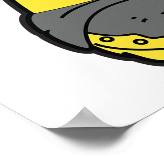 Poster Pompier Avec Un Axe (Coin)