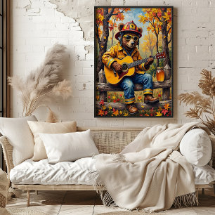 Poster Pompier côté clôture : Le Riff d'or de l'ours