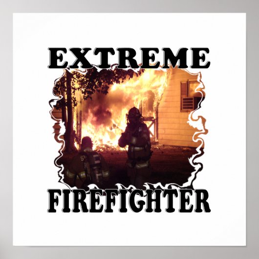 Poster Pompier extrême (Devant)