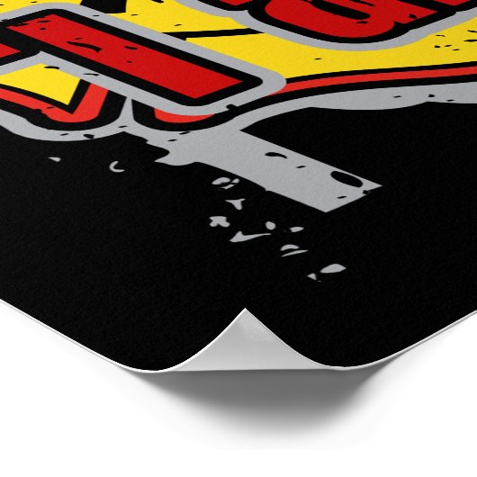 Poster Pompier Je suis la tempête (Coin)