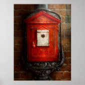 Poster Pompier - La boîte à feu (Devant)