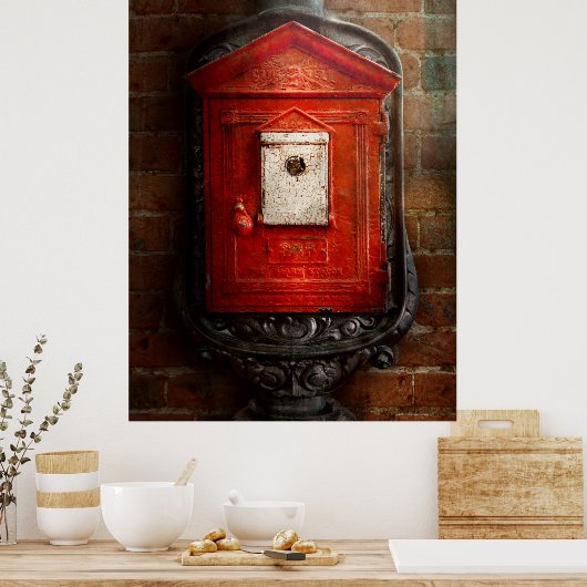 Poster Pompier - La boîte à feu (Cuisine)