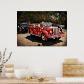 Poster Pompier - La Procession (Cuisine)