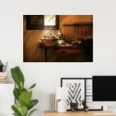 Poster Pompier - L'humble tuyau d'incendie (Bureau à domicile)