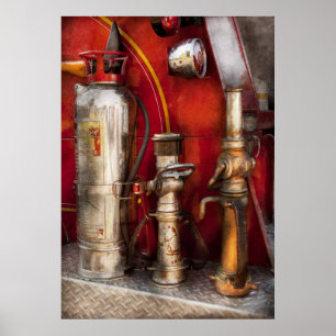 Poster Pompier - Lutte contre les incendies